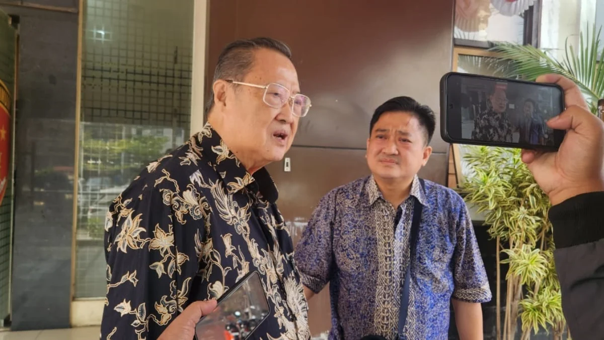 Pemilik lahan, Rusli Wahyudi usai menghadiri pemanggilan gelar perkara bersama pihak PT Chang Shin Indonesia di Ditkrimum Polda Jabar, Kamis 22 Agustus 2024.