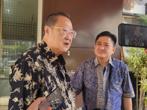 Pemilik lahan, Rusli Wahyudi usai menghadiri pemanggilan gelar perkara bersama pihak PT Chang Shin Indonesia di Ditkrimum Polda Jabar, Kamis 22 Agustus 2024.