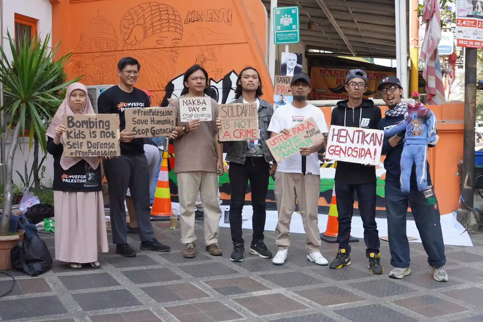 Luncurkan #LoveForPalestine, Rumah Zakat Bareng Street Art Dakwah Suarakan Kemerdekaan Palestina Lewat Mural