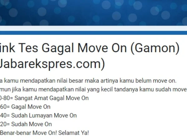 Link tes Ujian Gamon yang masih diburu netizen