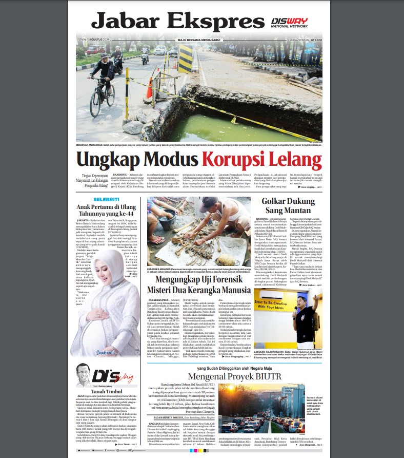 Epaper Jabar Ekspres 5 Agustus 2024