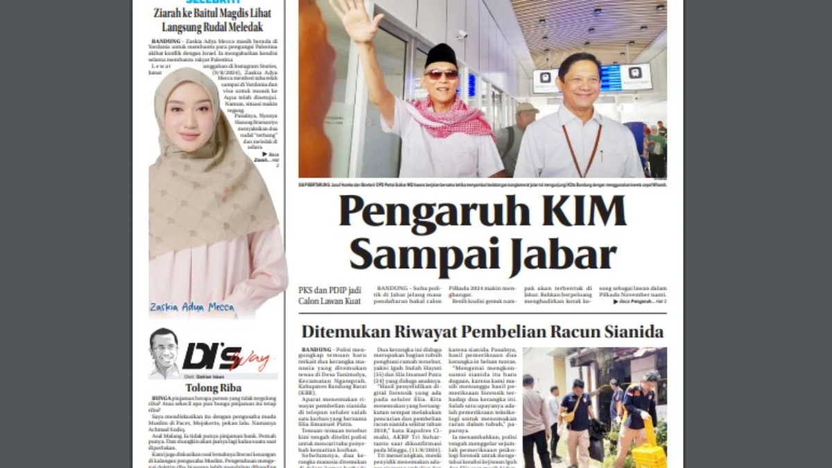 Epaper Jabar Ekspres 12 Agustus 2024