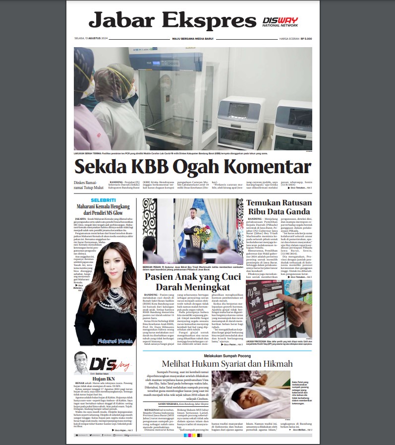 Epaper Jabar Ekspres 13 Agustus 2024