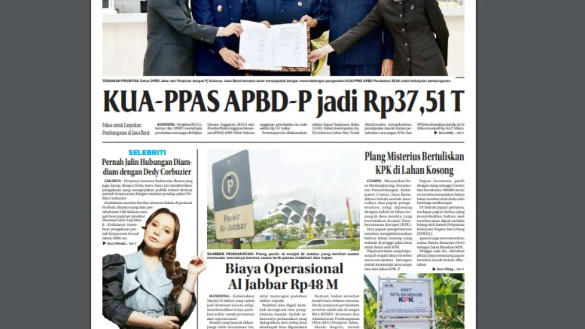 Epaper Jabar Ekspres 15 Agustus 2024