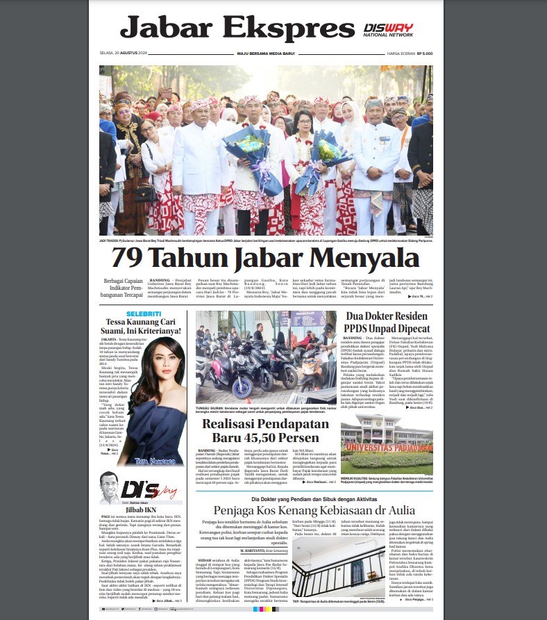 Epaper Jabar Ekspres 20 Agustus 2024