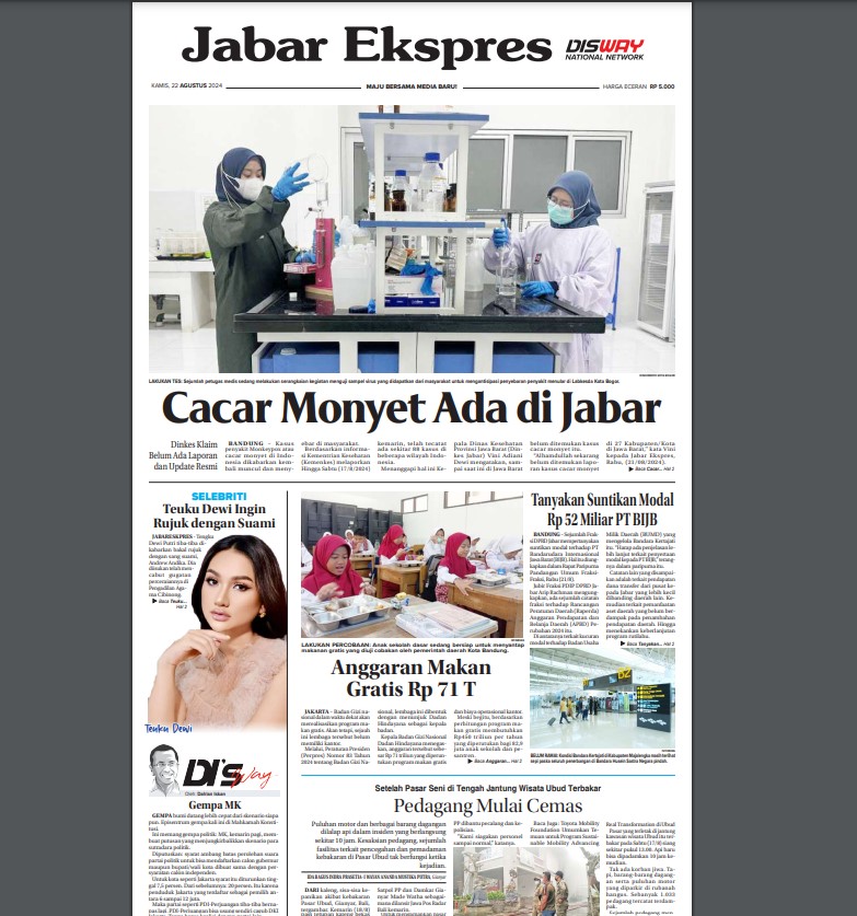 Epaper Jabar Ekspres 22 Agustus 2024