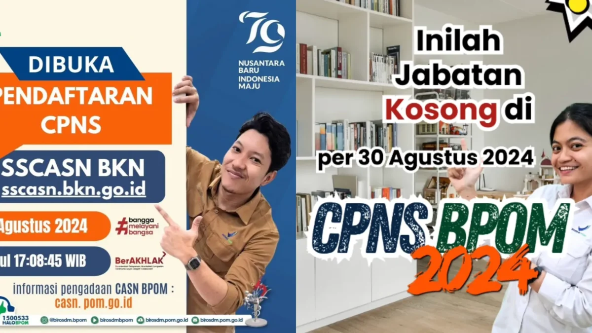 Formasi Sepi Peminat CPNS 2024, Ada yang Masih Kosong di BPOM/ Kolase Instagram @birosdm.bpom