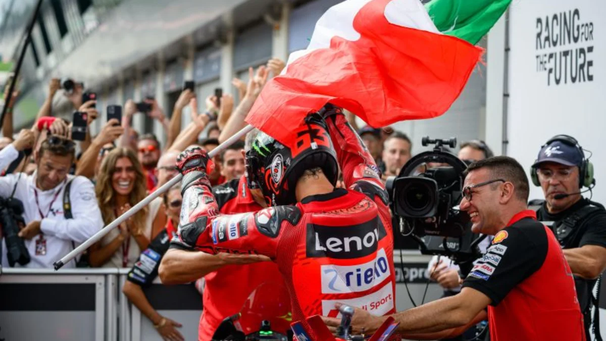 Meski Alami Cidera, Bagnaia Tetap Antusias Race di Misano untuk Raih Podium 