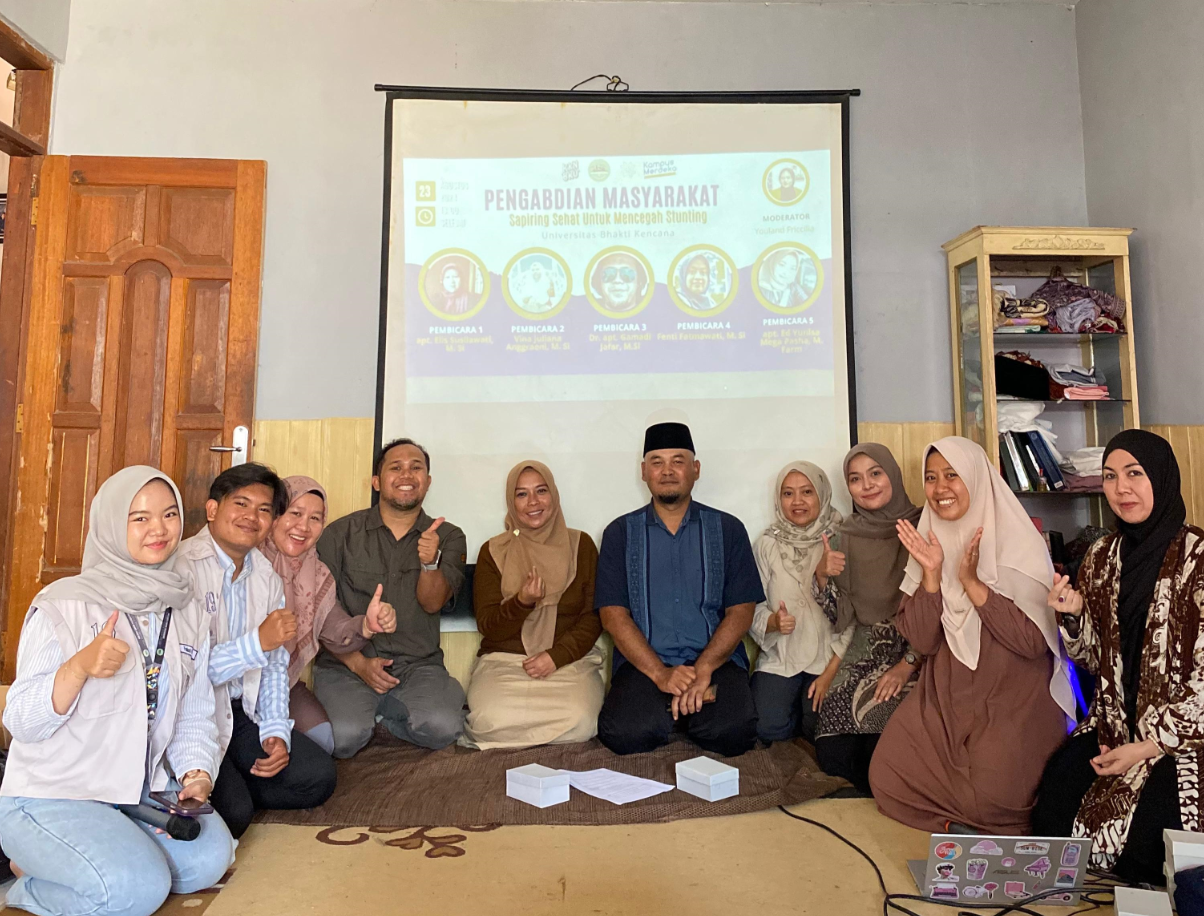 Sapiring Sehat untuk Cegah Stunting (Foto: Mahasiswa KKN Bhakti Kencana Kelompok 19)