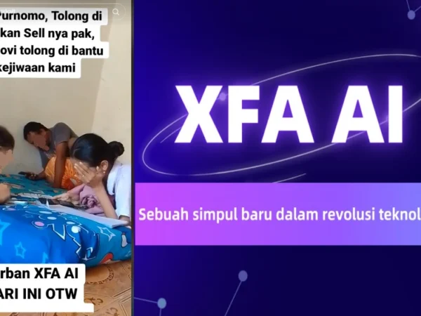 tangkapan layar video Tiktok korban XFA AI yang minta bantuan ke RSJ