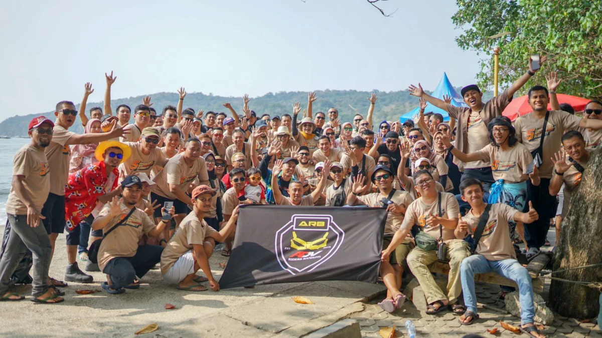 Perayakan Anniversary ke-5 ADV Riders Bandung di Pangandaran