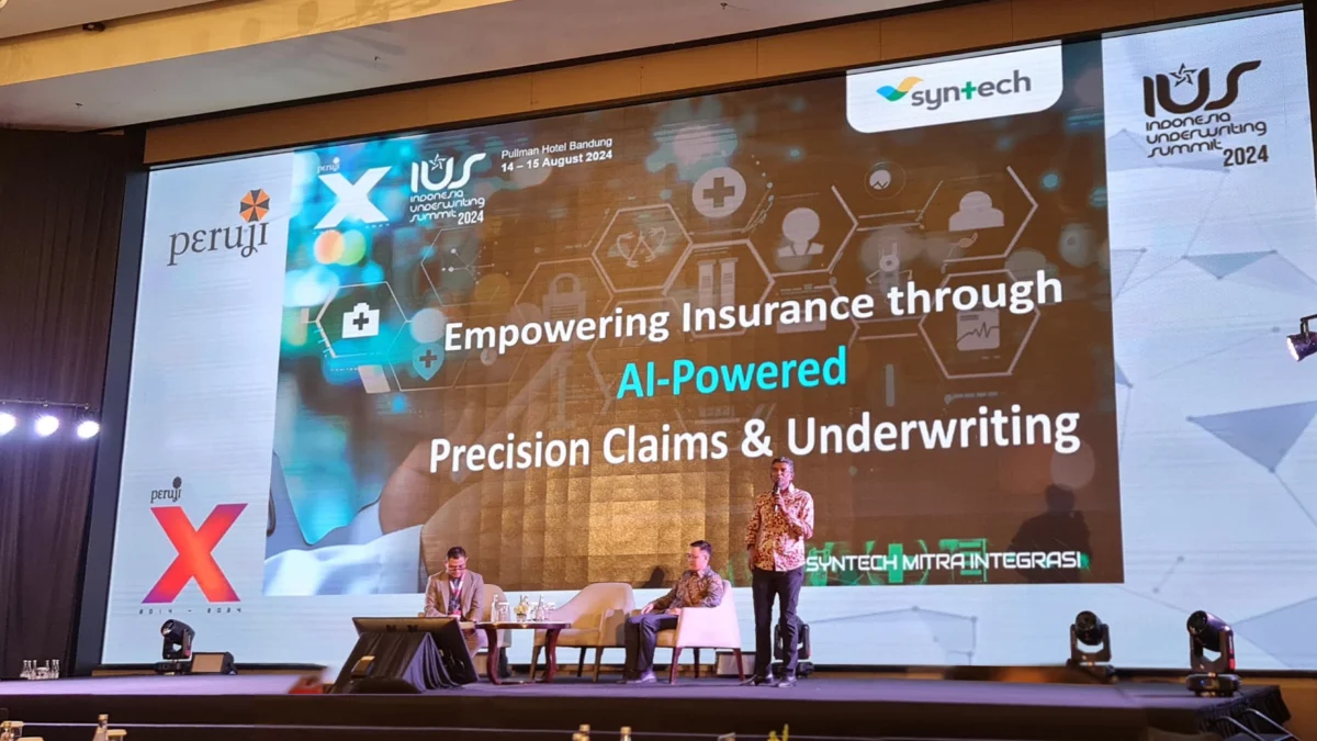 Syntech Mitra Integrasi, saat acara Summit Underwriting ke-10.