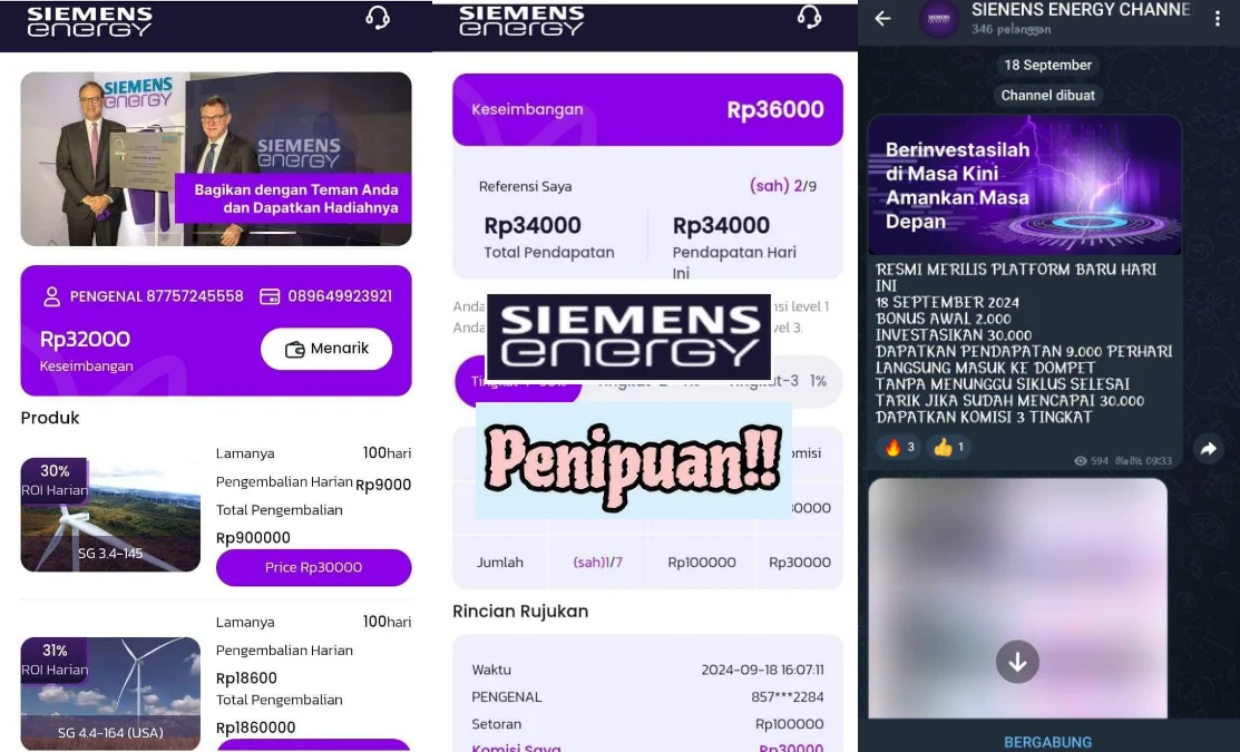 Siemens Energy Aplikasi Penghasil Uang Apakah Aman atau Scam Penipuan?