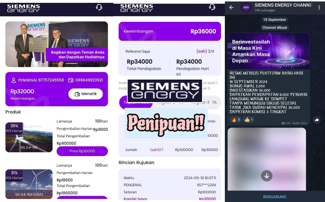 Siemens Energy Aplikasi Penghasil Uang Apakah Aman atau Scam Penipuan?