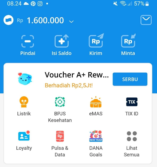 Cara Dapat Saldo DANA Gratis Rp1 Juta dalam 30 Menit, Begini Langkahnya!