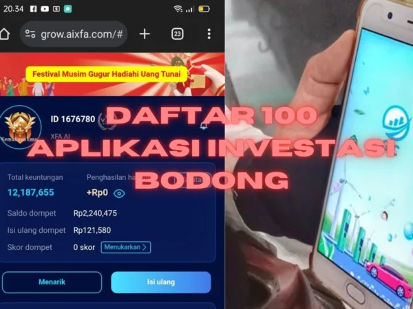 Daftar 100 Aplikasi Investasi Bodong Selain XFA AI, Jangan Sampai Tertipu!