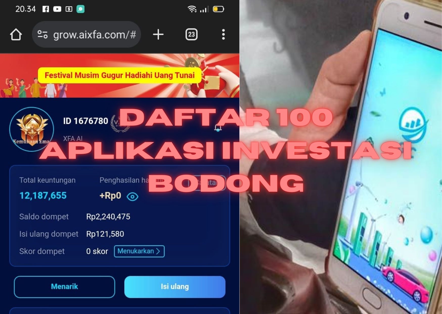 Daftar 100 Aplikasi Investasi Bodong Selain XFA AI, Jangan Sampai Tertipu!