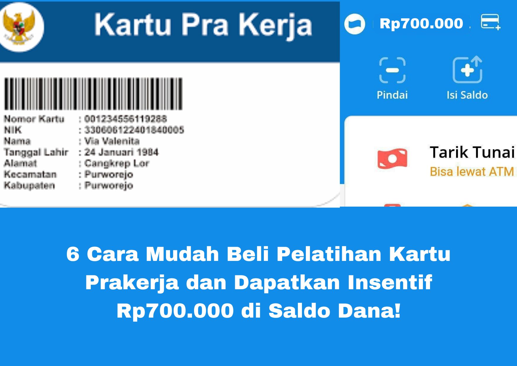 Ikuti panduan lengkap untuk membeli pelatihan di program Kartu Prakerja dan nikmati insentif saldo Dana sebesar Rp700.000 dengan mudah!