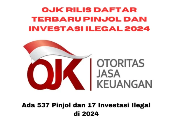 OJK Rilis Daftar Terbaru ada 537 Pinjol dan 17 Investasi Bodong di 2024