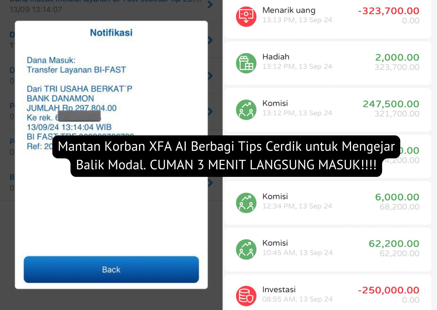 Mantan Korban XFA AI Berbagi Tips Cerdik untuk Mengejar Balik Modal dengan Investasi yang Lebih Aman dan Cepat.