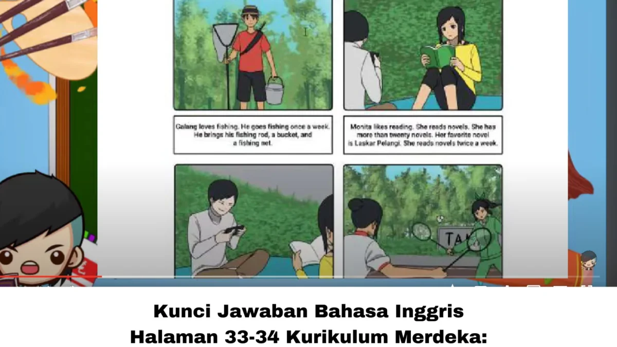 Kunci Jawaban Bahasa Inggris Halaman 33-34 Kurikulum Merdeka: Pengenalan Tugas Reading Section 4