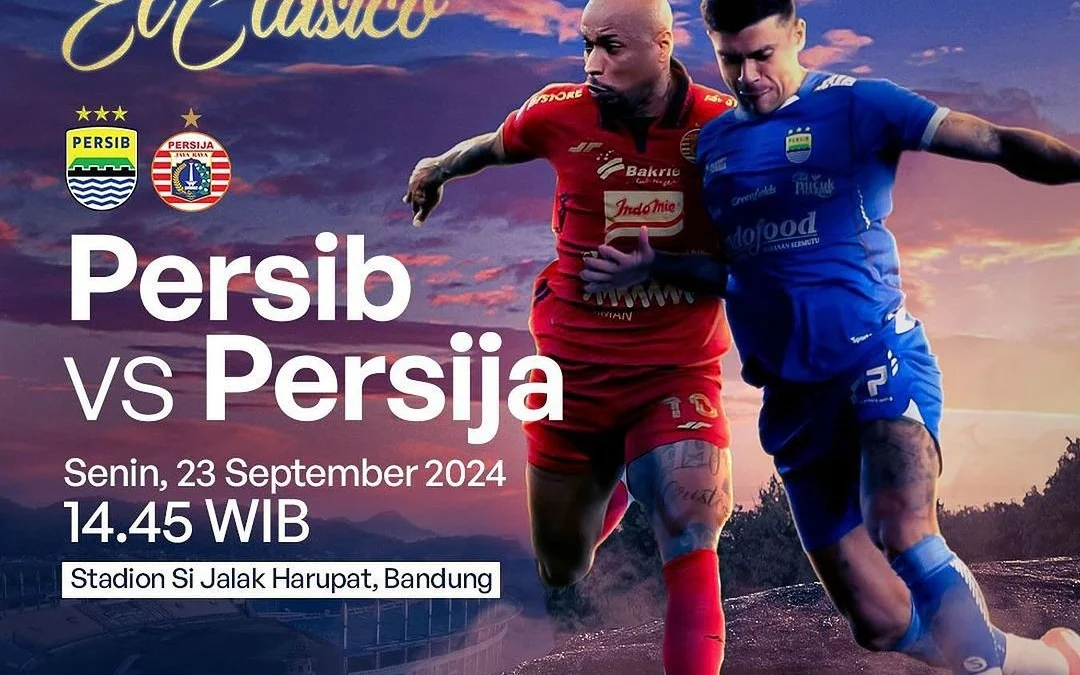 Link nonton Persib Bandung dan Persija full HD 1080p