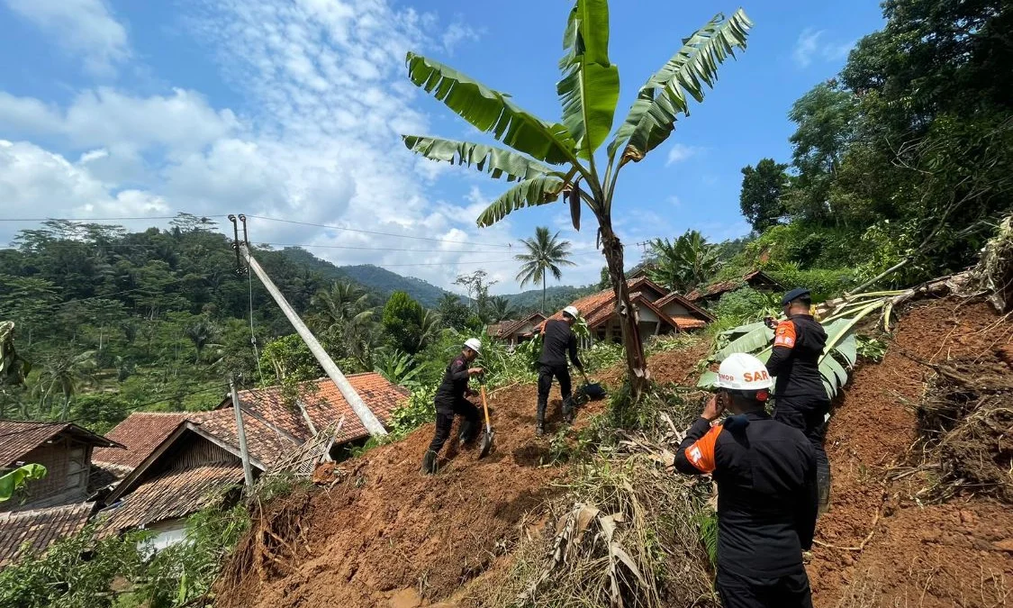 Longsor di Kecamatan Cipongkor, Bandung Barat terjadi pasca diguyur hujan lebat pada Maret 2024 lalu. Dok Jabar Ekspres