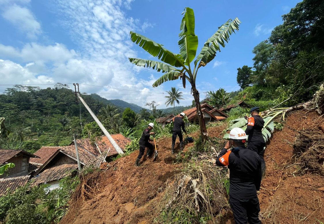 Longsor di Kecamatan Cipongkor, Bandung Barat terjadi pasca diguyur hujan lebat pada Maret 2024 lalu. Dok Jabar Ekspres