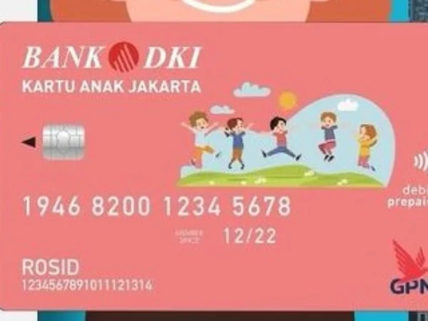 Ilustrasi Kartu Anak Jakarta (KAJ)/ Instagram @Instagram @dinsosdkijakarta