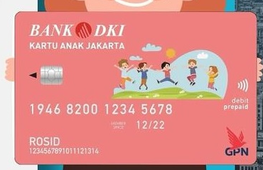 Ilustrasi Kartu Anak Jakarta (KAJ)/ Instagram @Instagram @dinsosdkijakarta