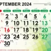 Kalender September 2024, Peringatan Maulid Nabi Tanggal Merah/ (Foto: Istimewaa/Simbi Kemenag)