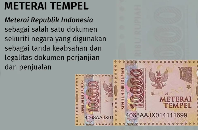 Link PDF Aturan Penggunaan Meterai Tempel CPNS 2024 Resmi dari BKN