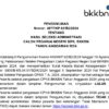 Pengumuman Hasil Administrasi CPNS BKKBN 2024/ Dok. BKKBN