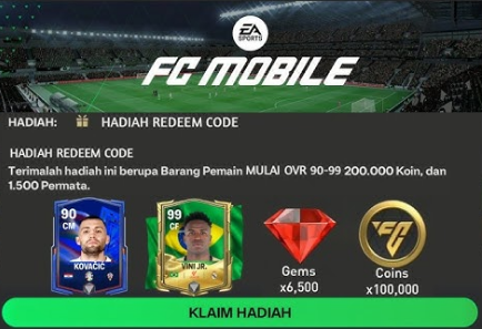 HORE! Kode Redeem FC Mobile Terbaru Hari Ini