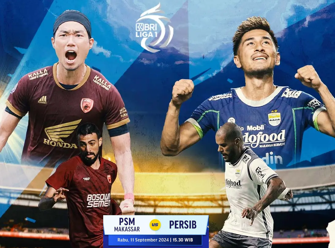 Link Nonton Live Streaming PSM Makassar Vs Persib Bandung