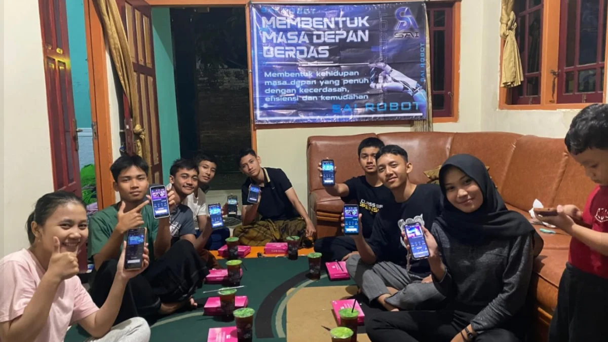 Gen Z yang direkrut menjadi anggota aplikasi SAI Robot.