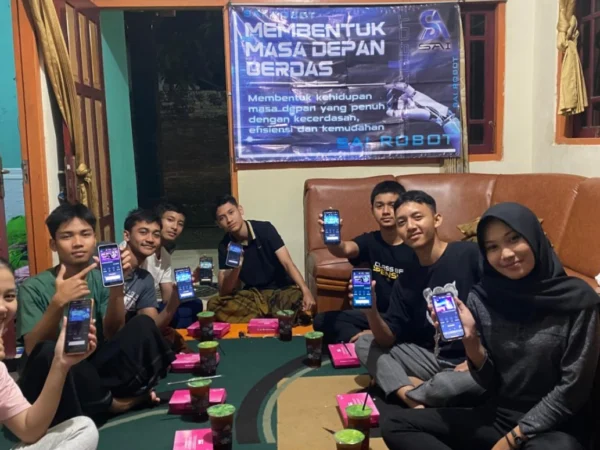 Gen Z yang direkrut menjadi anggota aplikasi SAI Robot.