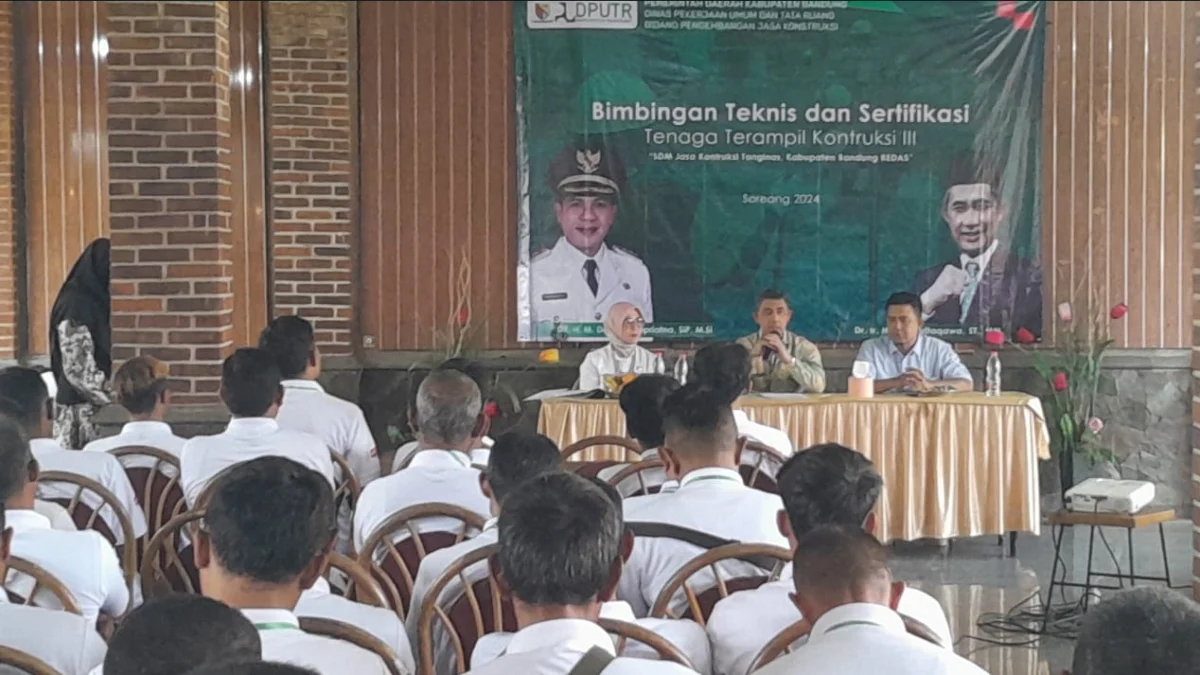 Upgrade SDM Jasa Kontruksi, DPUTR Dorong Kualitas Pembangunan di Kabupaten Bandung