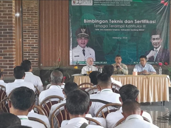 Upgrade SDM Jasa Kontruksi, DPUTR Dorong Kualitas Pembangunan di Kabupaten Bandung