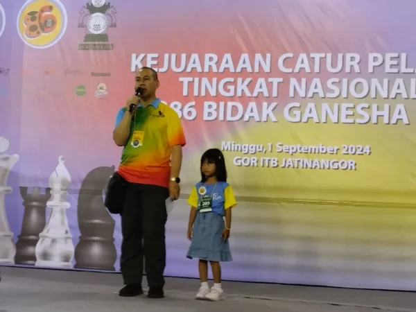 Pembukaan kejuaraan catur pelajar tingkat nasional yang digelar oleh ITB86 di Jatinangor, Kabupaten Sumedang. (Jabar Ekspes)