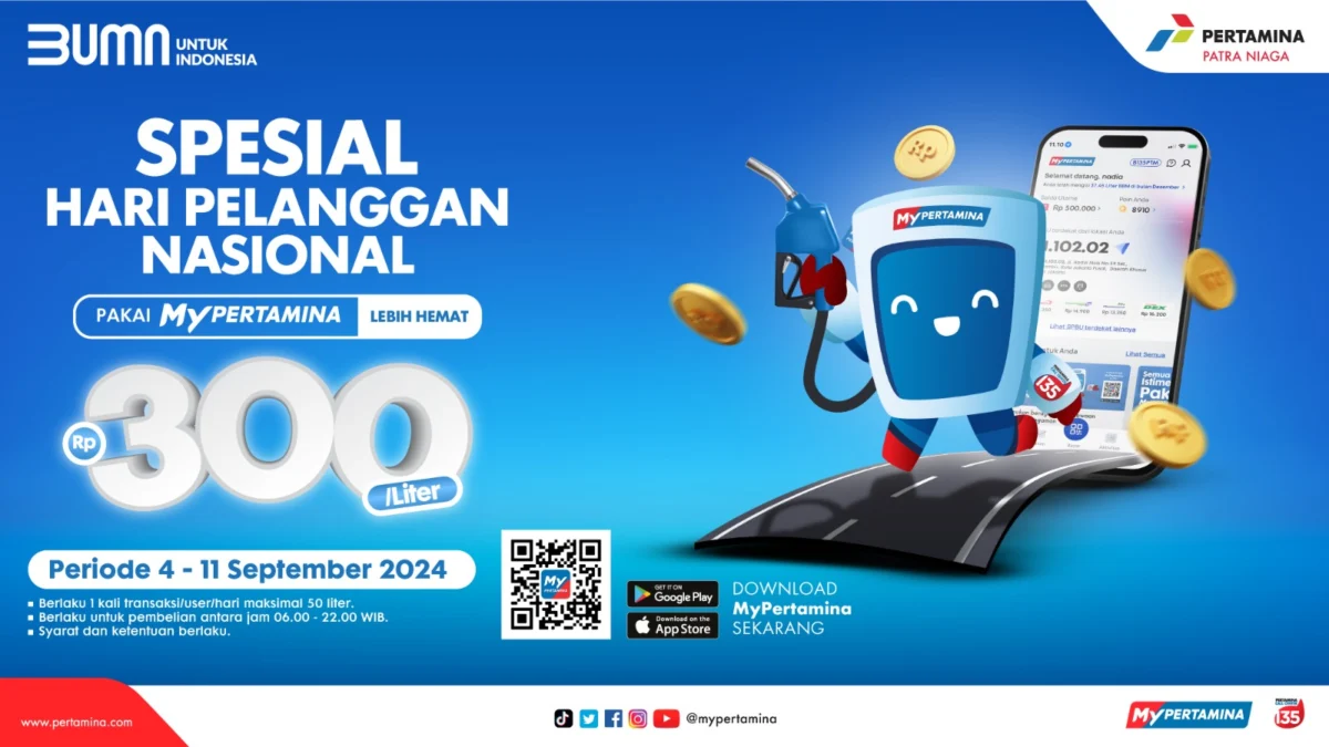 Promo MyPertamina Spesial Hari Pelanggan Nasional 2024, Dapatkan Harga Lebih Hemat!