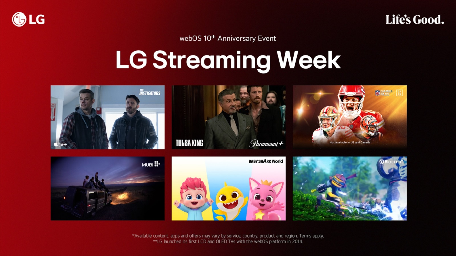 LG Luncurkan LG Streaming Week untuk Merayakan Satu Dekade webOS