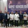 Dok. DPW NasDem Jabar saat gelar rapat konsolidasi pemenangan Pilkada 2024. Jum'at (6/9). (Sandi Nugraha/Jabar Ekspres)