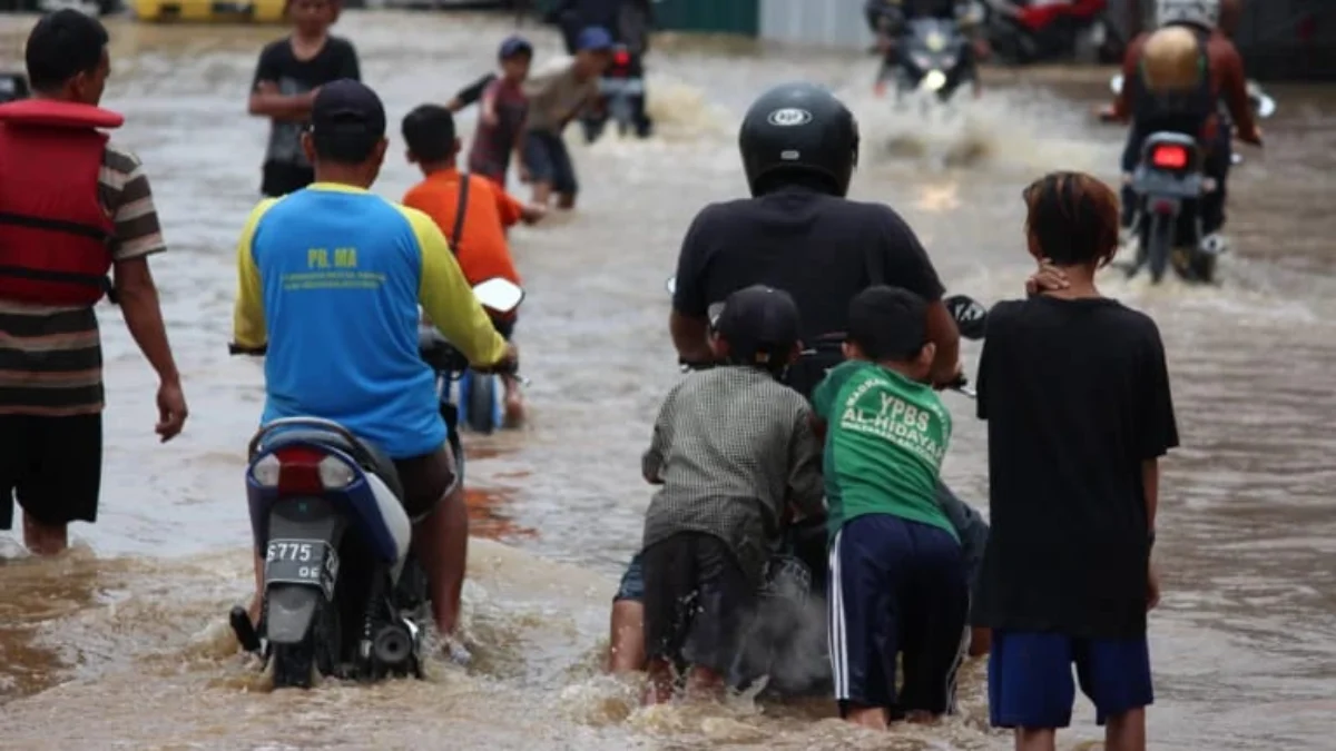 Ist. Banjir yang diakibatkan oleh hujan dengan Intensitas tinggi. Dok. Jabar Ekspres.