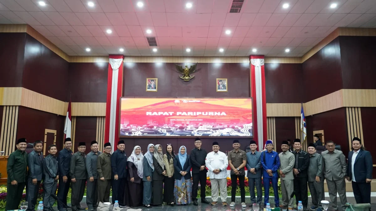 DPRD Kota Bogor usai rapat paripurna usulan Raperda P4GN beberapa waktu lalu. (Foto: Humpro DPRD Kota Bogor)