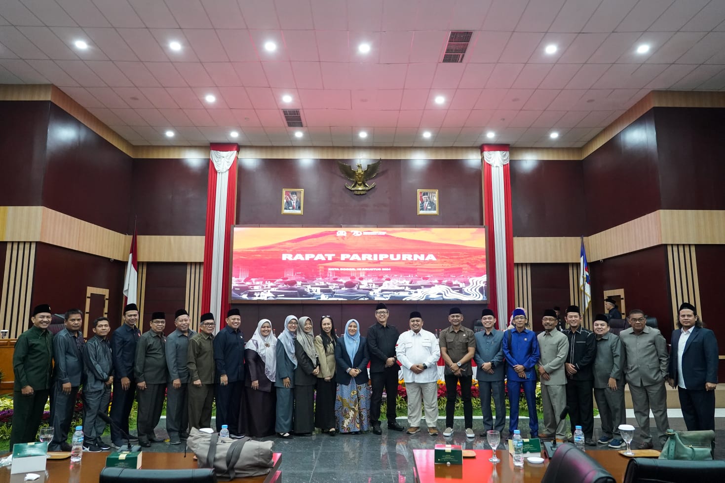 DPRD Kota Bogor usai rapat paripurna usulan Raperda P4GN beberapa waktu lalu. (Foto: Humpro DPRD Kota Bogor)