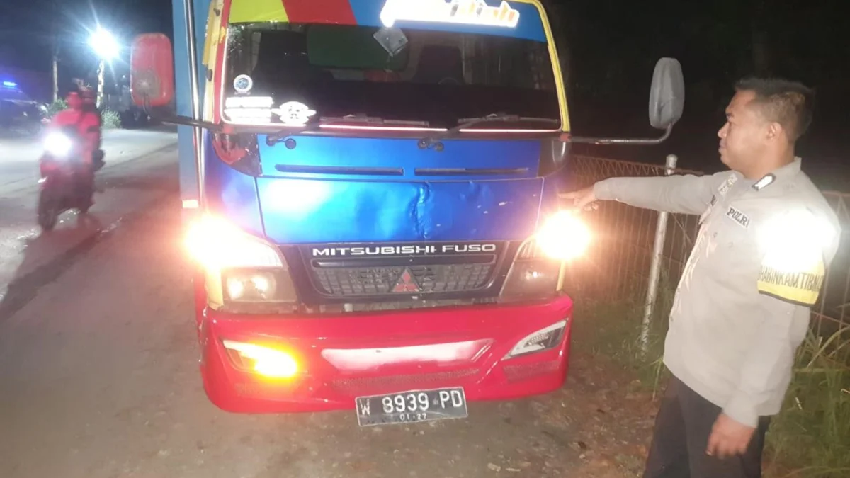 Truk terlibat kecelakaan di Bogor/Foto : Dok Polsek Rumpin