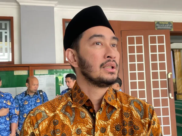 Bakal calon bupati Bandung Barat, Ritchie Ismail saat ditemui di Masjid Ash-Shidiq Kecamatan Ngamprah. Selasa (17/9). Dok Jabar Ekspres