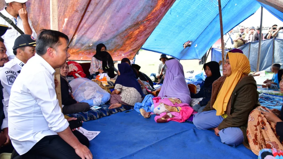 Ist. Masyarakat mengungsi akibat terdampak gempa di Kabupaten Garut. Dok. Istimewa