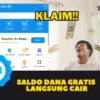 Saldo DANA Gratis hingga Rp 250.000 Cair Hari Ini, Selasa, 15 Oktober 2024 di Link DANA KAGET!